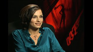 Rewind Famke Janssen  GoldenEye  James Bond bad girl interview 1995 [upl. by Amsden]