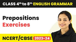 Prepositions Exercises for Class 8  Prepositions Exercises  Class 8 English Grammar [upl. by Firehs]