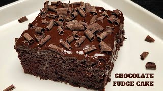 Chocolate Cake In 5 Minutes   Super Moist Chocolate Cake With Chocolate Ganache [upl. by As]