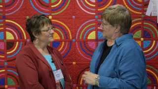 Nubin Jensen  Honorable Mention  Wall Quilts  Modern  AQS QuiltWeek  Phoenix 2014 [upl. by Inahet790]