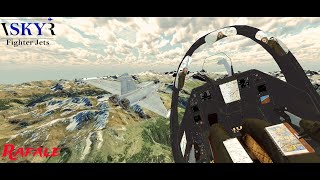 VR Flight with Rafale in VR SKY Fighter Jets 2024 [upl. by Churchill]