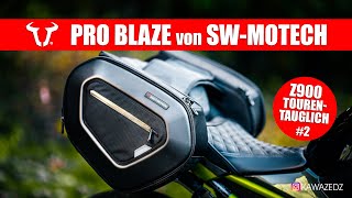 PRO BLAZE Satteltaschen von SWMotech  Montage Vorstellung  Kawasaki Z900 [upl. by Madelle]