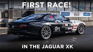 Racing our Jaguar XK8  XK RACE CAR BUILD EPISODE 2 [upl. by Anjela]