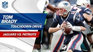 Gronkowski Leaves Game w Concussion on Pats TD Drive  Jaguars vs Patriots  AFC Championship HLs [upl. by Zolnay]