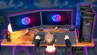 Building the ULTIMATE IKEA Gaming Setup [upl. by Akinek]