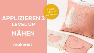 Applizieren Level up  makerist easy DIY [upl. by Elfstan]