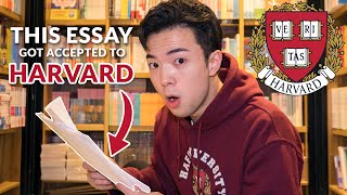 READING COLLEGE ESSAYS THAT GOT ADMITTED TO HARVARD UNIVERSITY [upl. by Ahsiea]