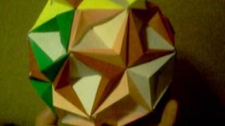 Modular Origami Kusadama [upl. by Philbert]