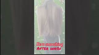 Kera smoothing by Natural care beauty salon haircare artist viralshorts kerastraight foryou [upl. by Attenol]