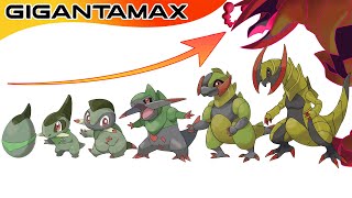 All Pokémon InProgress Evolutions amp Gigantamax Part 36 No 594  612  Gen 5 Unova  Max S [upl. by Derrik489]