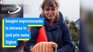 Mii de refugiați ucraineni își găsesc alinarea după ce intră în România [upl. by Yclehc]