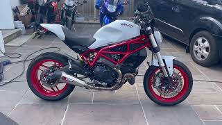 DUCATI MONSTER 797 WHITE [upl. by Halbeib]