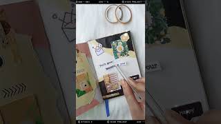 Simple yellow bullet journal 🌌✨shorts journal diy [upl. by Malamud487]