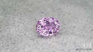 G075 Brazil Kunzite Oval 252CT PurplishPink Stones Customizable for rings necklaces [upl. by Lomasi]