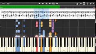 Synthesia Mad World Tears For Fears Piano Tutorial [upl. by Wilmar]