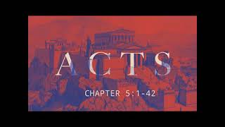 Acts 5142  Ananias and Sapphira Signs and Wonders Apostles Arrested and Freed [upl. by Rabbaj]