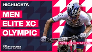 MontSainteAnne  Men Elite XCO Highlights  2023 UCI Mountain Bike World Cup [upl. by Assirolc771]