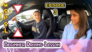 Beginner Driving Lesson Left and Right Turns  MSPSL Talk through on Approach to Junction [upl. by Eioj573]