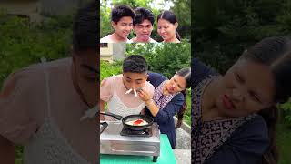 Sigma Mom Cooking 🤣🤣 Reacts  Aayush comedy viral funny sigmagirl [upl. by Nymassej217]