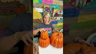 Lets start planning our fall porch decor now hobbylobbyfinds stackablepumpkins falldecorating [upl. by Mckenna]