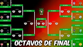 Así SE JUGARÁN los OCTAVOS DE FINAL en la COPA MX APERTURA 2018 [upl. by Seema601]