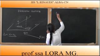 PROIEZIONE QUOTATA DI UNA RETTA CODICE 4031B [upl. by Ahsenal]