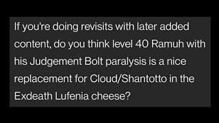 DFFOO GL Tree for the Void LUFENIA  The Ramuh Revisit [upl. by Arand168]