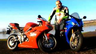 MCN Roadtest Triumph Daytona 675 2009 v 2008 [upl. by Htebesile]