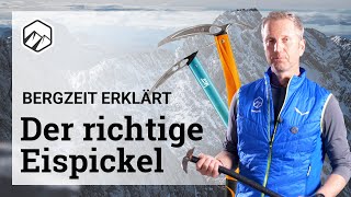 Der richtige Eispickel für deine Hochtour  Bergzeit [upl. by Anihc786]