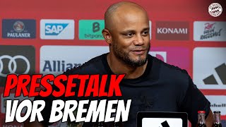 Pressetalk vor Werder Bremen  FC Bayern  4 Spieltag [upl. by Damiano182]