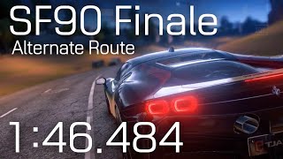 Asphalt 9  SF90 Finale stage  146484  Alternate Route  reference [upl. by Amanda]