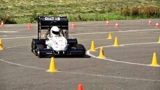 Formula Student Team Delft  Skidpad at FSA 2015 [upl. by Rector358]