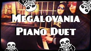 MEGALOVANIA PIANO DUET  UNDERTALE COVER [upl. by Africah]