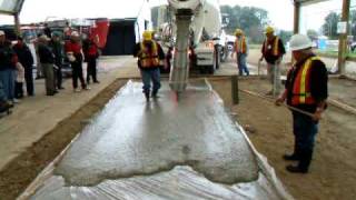 Self Consolidated Concrete SCC Demo  Woodstock Outdoor Farmshow CFBA [upl. by Annabella]