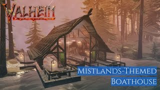 Valheim MistlandsThemed Boathouse Build [upl. by Anjali]