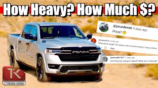 Ram 1500 Ramcharger is ExcitingAnd Confusing Answering Your Questions on the Range Extended Ram [upl. by Dryfoos]