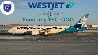 Westjet Flagship 7879 Dreamliner Economy Class Trip Report Calgary YYC to Maui OGG [upl. by Cecilius125]