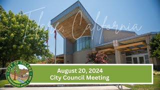 Tulare City Council Meeting  August 20 2024 [upl. by Airotahs]