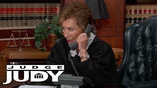 Judge Judy Makes a Phone Call to Decide This Case [upl. by Idnym593]