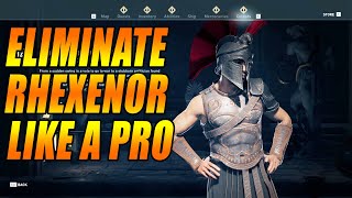 Assassins Creed Odyssey  How to assassinate Rhexenor the Hand like a Pro [upl. by Siro]