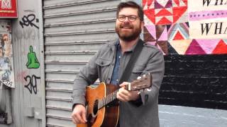 The Crane Wife  Colin Meloy the Decemberists Busking In Brooklyn [upl. by Dusa]