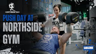 Northisde Gym Ep13  Push day with Colby and Angela [upl. by Arrimat3]