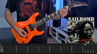 Nailbomb  Cockroaches Guitar Cover  Screentabs [upl. by Ettelra570]