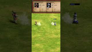 Hand Cannoneer vs Elite Janissary AoE2 Shorts [upl. by Beare617]