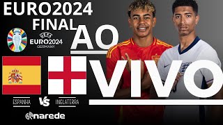 ESPANHA X INGLATERRA AO VIVO  TRANSMISSÃO AO VIVO  FINAL EUROCOPA 2024 [upl. by Immaj632]