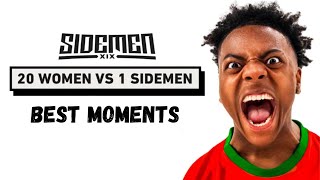 20 WOMEN VS 1 SIDEMEN SPEED EDITION  BEST MOMENTS [upl. by Leinod]