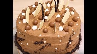 GÂTEAU DANNIVERSAIRE A LA MOUSSE AU CHOCOLAT FACILE CUISINE RAPIDE [upl. by Tse]