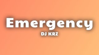 DJ KRZ  Emergency Lyrics [upl. by Nnaik]