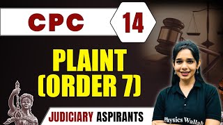 CPC 14  Plaint Order 7  Major Law  Judiciary Exam Preparation [upl. by Flss]