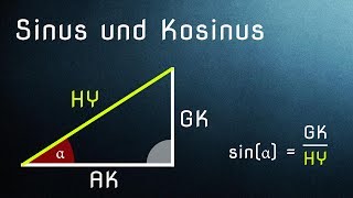 Sinus und Kosinus einfach erklärt Einführung [upl. by Jedediah]